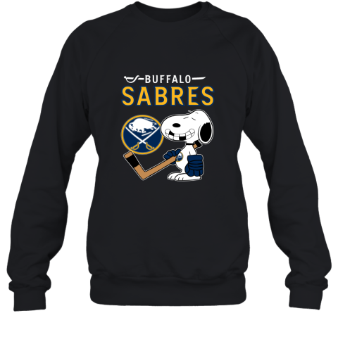 Buffalo Sabres Ice Hockey Broken Teeth Snoopy NHL Sweatshirt