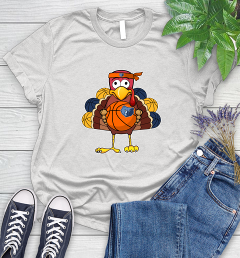 Memphis Grizzlies Turkey thanksgiving day Women's T-Shirt