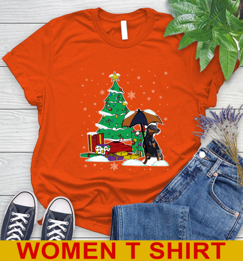 Dobermann Christmas Dog Lovers Shirts 228