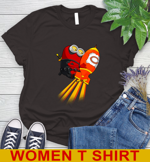 NFL Football Chicago Bears Deadpool Minion Marvel Shirt Women's T-Shirt 10 NFL Football Chicago Bears Deadpool Minion Marvel Shirt Women's T-Shirt - Image 10