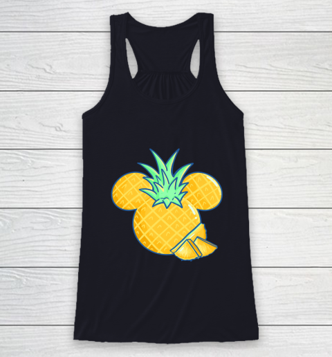 Disney Mickey Friends Mickey Pineapple Logo Racerback Tank 7