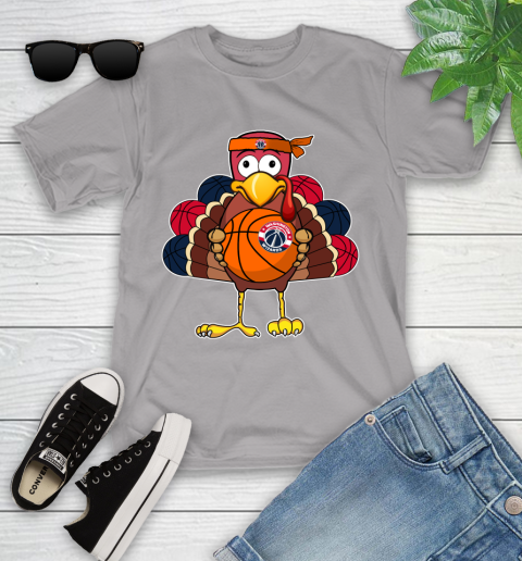 Washington Wizards Turkey thanksgiving day Youth T-Shirt 4