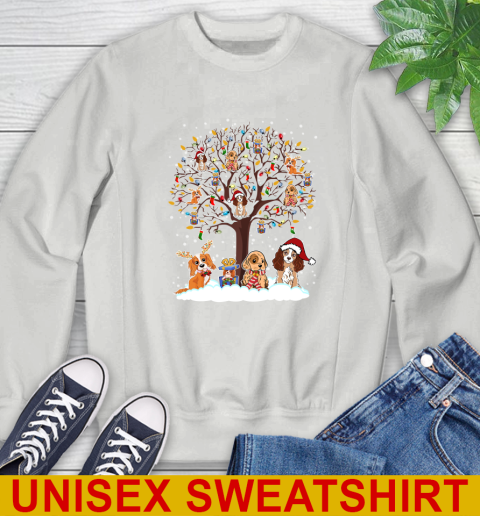 Coker spaniel dog pet lover christmas tree shirt 170