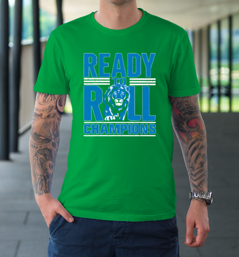 Detroit Ready To Roll Funny Lion Graphic T-Shirt 5