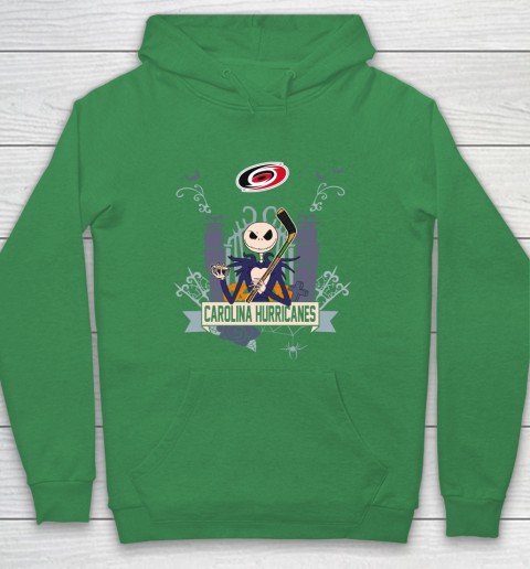 NHL Carolina Hurricanes Hockey Jack Skellington Halloween Hoodie 5