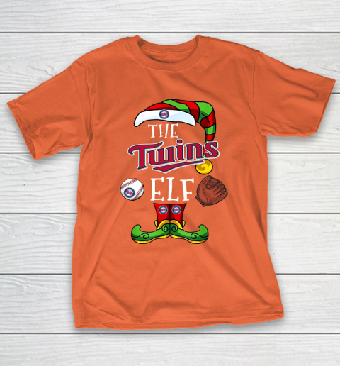 Minnesota Twins Christmas ELF Funny MLB T-Shirt 4