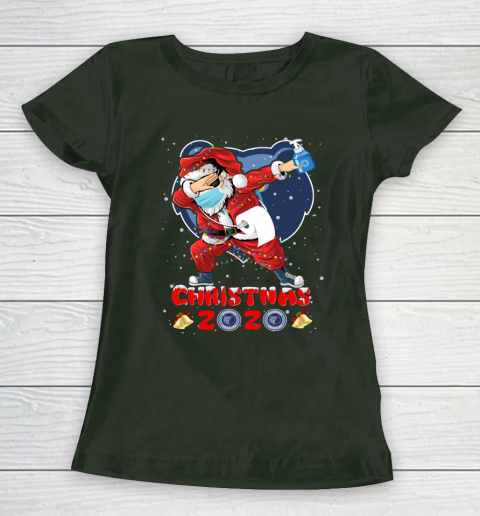 Memphis Grizzlies Funny Santa Claus Dabbing Christmas 2020 NBA Women's T-Shirt 4