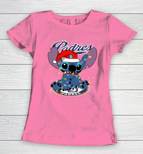 San Diego Padres MLB noel stitch Baseball Christmas Women's T-Shirt 9