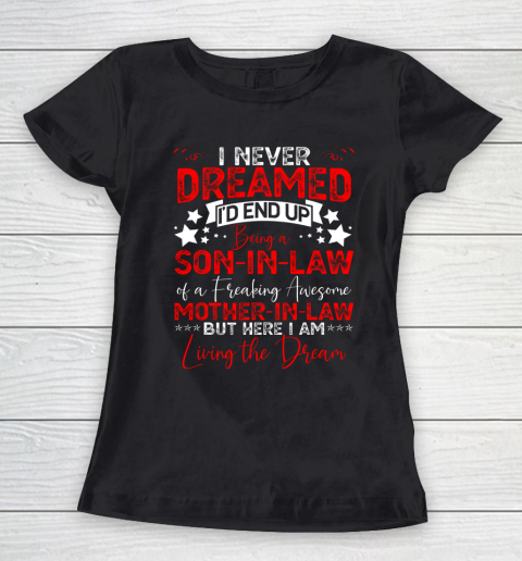 Son In Law Shirt Birthday Gift From Awesome Mother In Law Women's T-Shirt