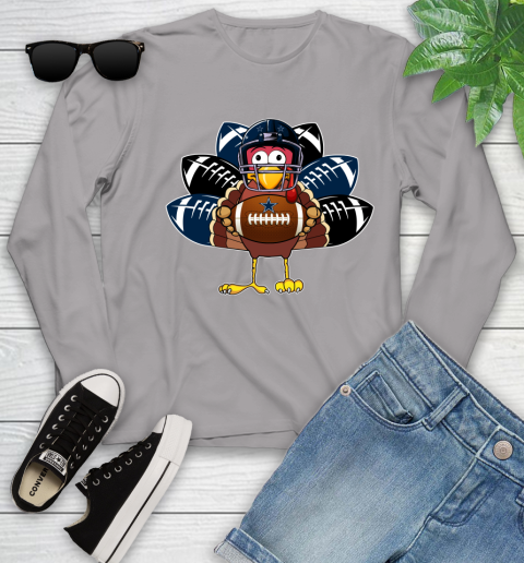 Dallas Cowboys Turkey Thanksgiving Day Youth Long Sleeve 5