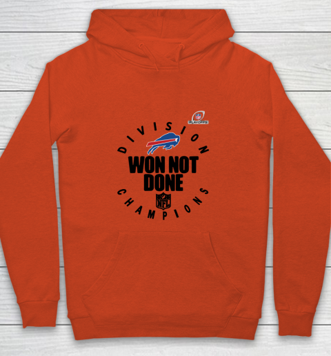 Buffalo Bills East Champions 2020 NFL Playoffs Division Won Not Done Youth Hoodie 3