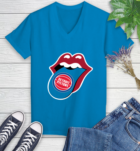 Detroit Pistons NBA Basketball Lips I Root For My Team Adoring Fan 83