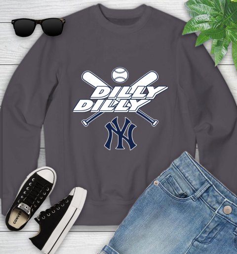 MLB New York Yankees Dilly Dilly Baseball Sports Youth Sweatshirt 6