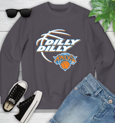 NBA New York Knicks Dilly Dilly Basketball Sports Youth Sweatshirt 6