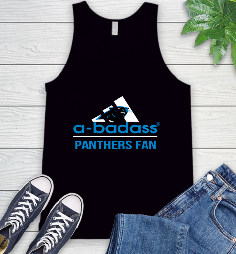 Carolina Panthers NFL Football A Badass Adidas Adoring Fan Sports Tank Top