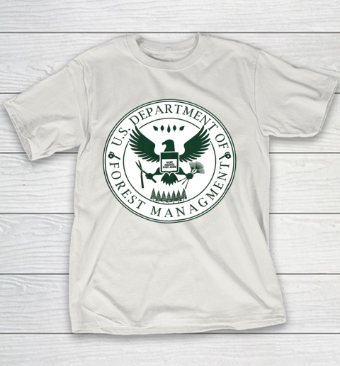 Make America Rake Again US Department Of Forest Managment Youth T-Shirt 8
