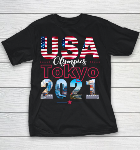 USA Olympics Team Tokyo Olympics 2021 Youth T-Shirt