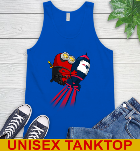 NFL Football New England Patriots Deadpool Minion Marvel Shirt Tank Top 4