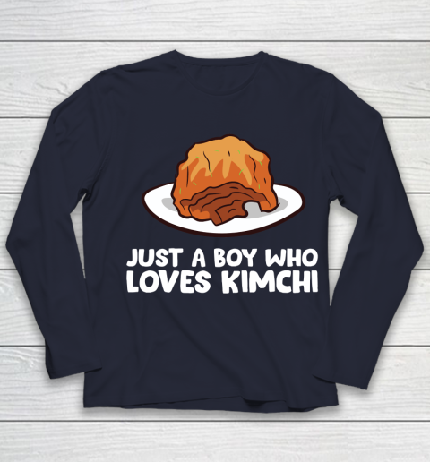 Just a Boy Who Loves Kimchis Funny Kimchi Youth Long Sleeve 2