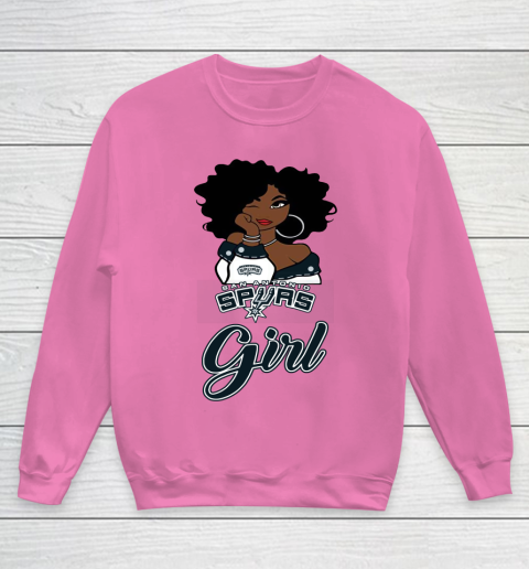 San Antonio Spurs Girl NBA Youth Sweatshirt 7