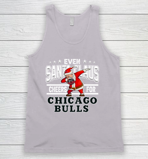 Chicago Bulls Even Santa Claus Cheers For Christmas NBA Tank Top 3
