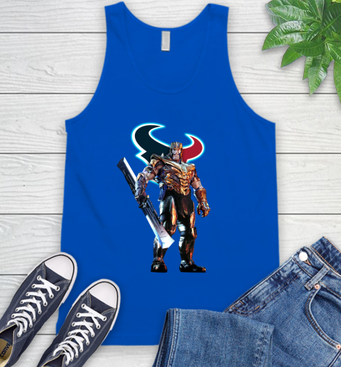 NFL Thanos Gauntlet Avengers Endgame Football Houston Texans Tank Top 5