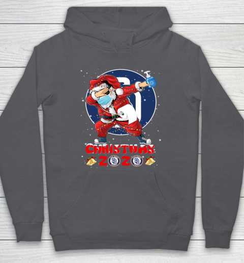 San Diego Padres Funny Santa Claus Dabbing Christmas 2020 MLB Hoodie 4