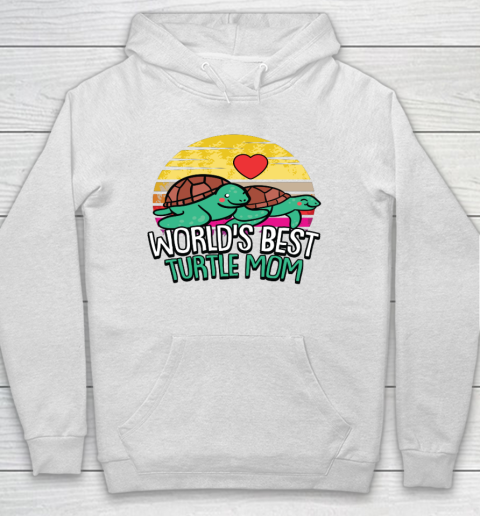 Turtle Mom Retro Reptile Pet Animal Mommy Mama Momma Mother Hoodie