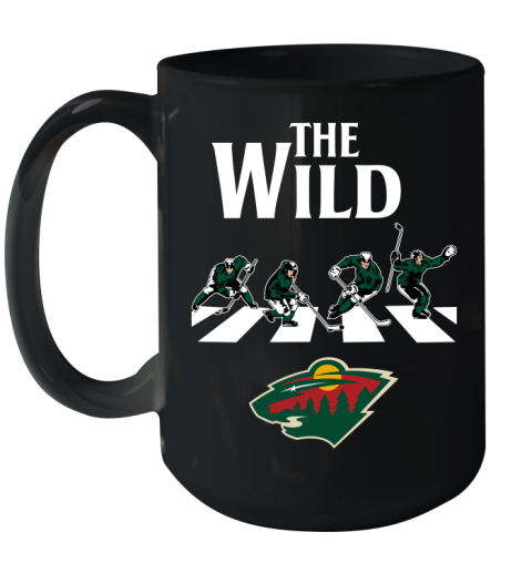 NHL Hockey Minnesota Wild The Beatles Rock Band Shirt Ceramic Mug 15oz