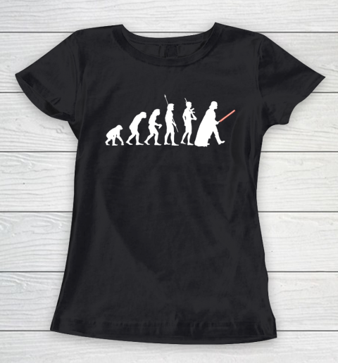 The Dark Side Of Evolution Star Wars Women's T-Shirt