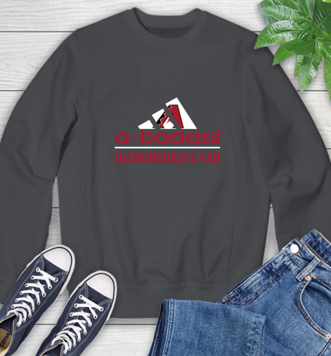 MLB A Badass Arizona Diamondbacks Fan Adidas Baseball Sports Sweatshirt 6