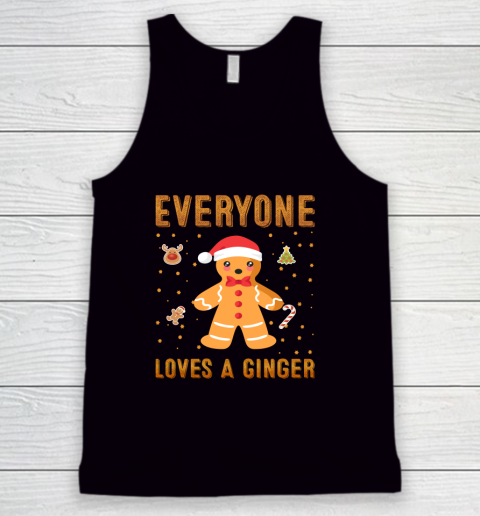 Everyone Loves A Ginger Funny Christmas Tank Top