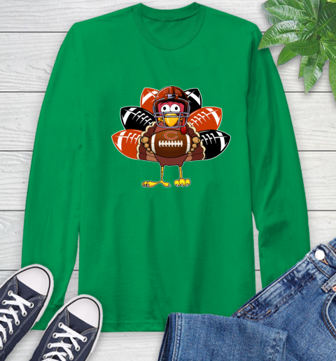 Chicago Bears Turkey Thanksgiving Day Long Sleeve T-Shirt 7
