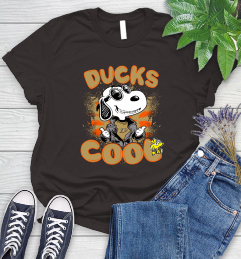 NHL Hockey Anaheim Ducks Cool Snoopy Shirt Women's T-Shirt 10 NHL Hockey Anaheim Ducks Cool Snoopy Shirt Women's T-Shirt - Image 10