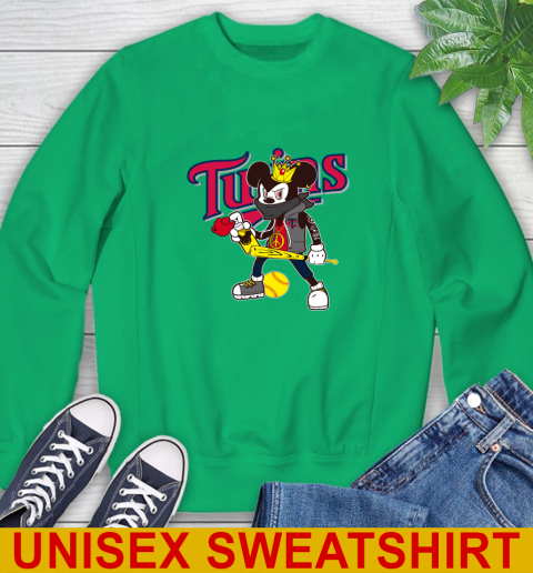 Minnesota Twins MLB Baseball Mickey Peace Sign Sports Sweatshirt 6