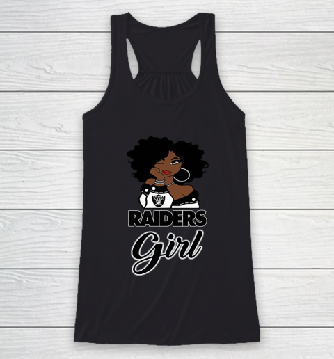Oakland Raiders Girl NFL Racerback Tank