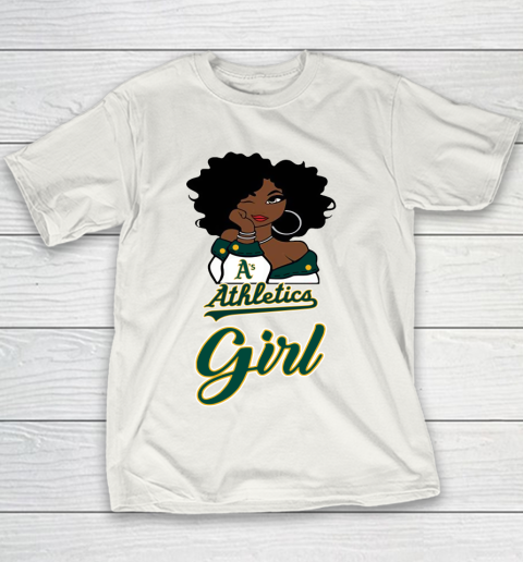 Oakland Athleticss Girl MLB Youth T-Shirt 3