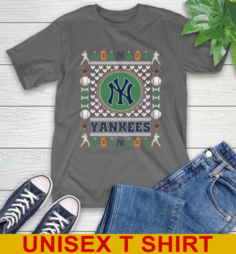 New York Yankees Merry Christmas MLB Baseball Loyal Fan T-Shirt - Image 11