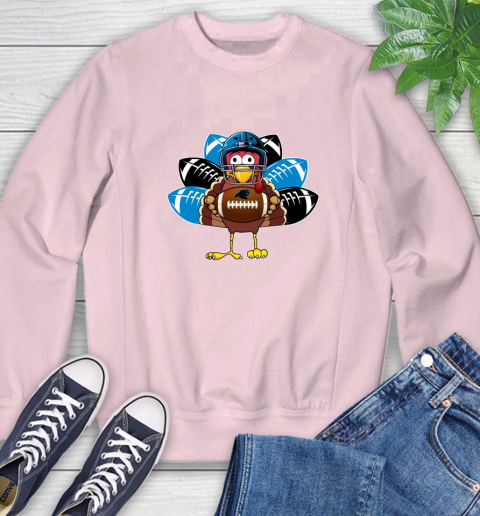 Carolina Panthers Turkey Thanksgiving Day Sweatshirt 9