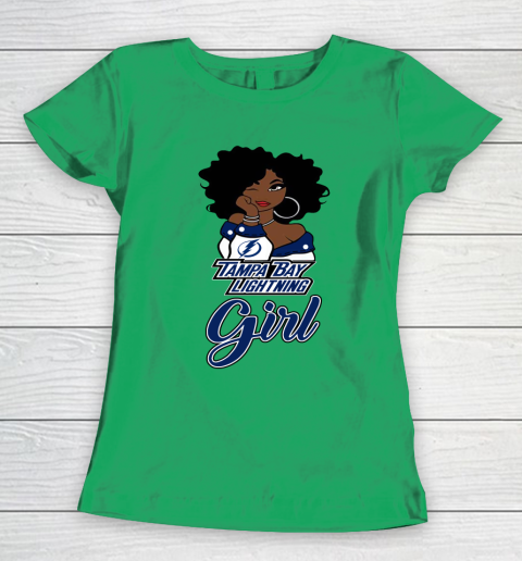 Tampa Bay Lightning Girl NHL Women's T-Shirt 7