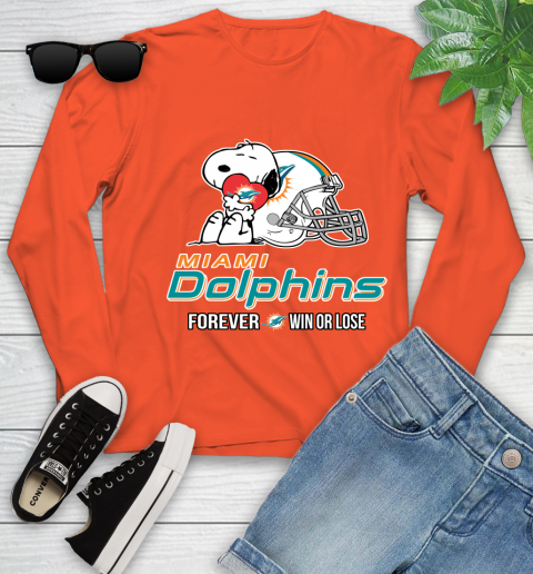 NFL The Peanuts Movie Snoopy Forever Win Or Lose Football Miami Dolphins 128