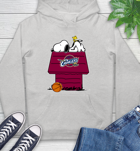 Cleveland Cavaliers NBA Basketball Snoopy Woodstock The Peanuts Movie Hoodie