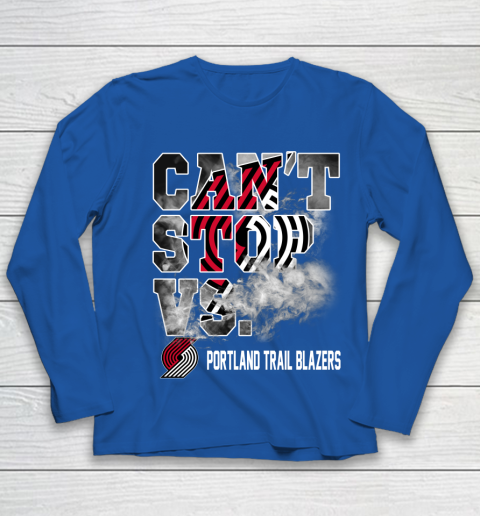 NBA Portland Trail Blazers Basketball Can't Stop Vs Youth Long Sleeve 7