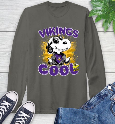 NFL Football Minnesota Vikings Cool Snoopy Shirt Long Sleeve T-Shirt 10