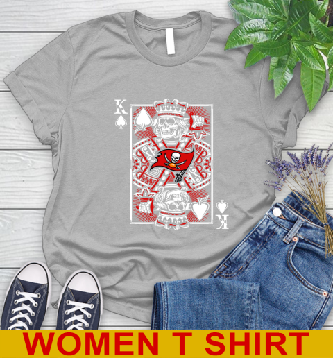 Tampa Bay Buccaneers NFL Football The King Of Spades Death Cards Shirt Women's T-Shirt 5