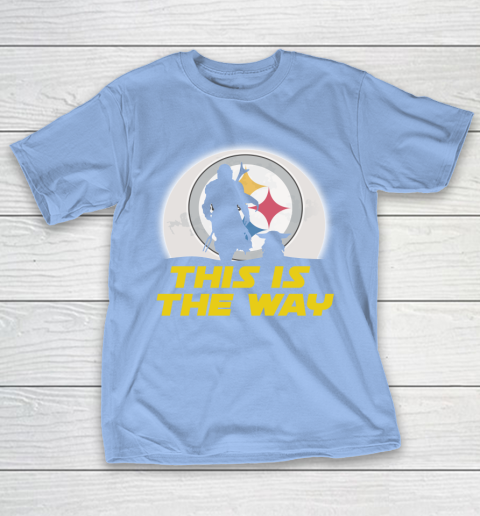Pittsburgh Steelers NFL Football Star Wars Yoda And Mandalorian This Is The Way T-Shirt 10