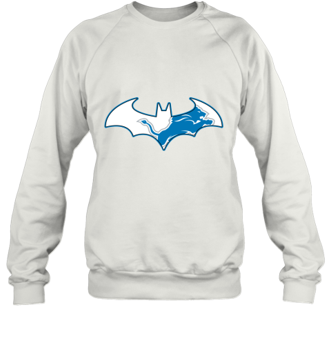 We Are The Detroit Lions Batman NFL Mashup Sweatshirt