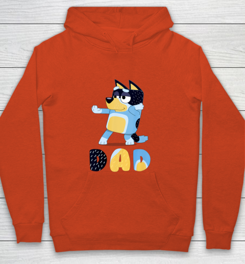 Bluey Dad for Daddy's on Father's Day Bandit Funny Gift Youth Hoodie 3