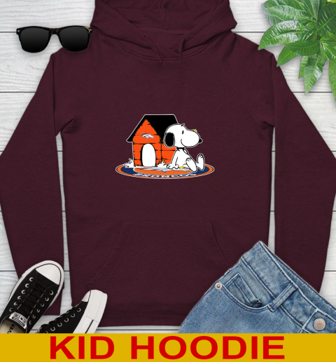 NFL Football Denver Broncos Snoopy The Peanuts Movie Shirt Youth Hoodie 7