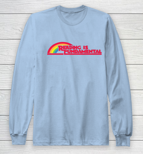 Reading Rainbow t shirt Reading is Fundamental Gay Rainbow Long Sleeve T-Shirt 5